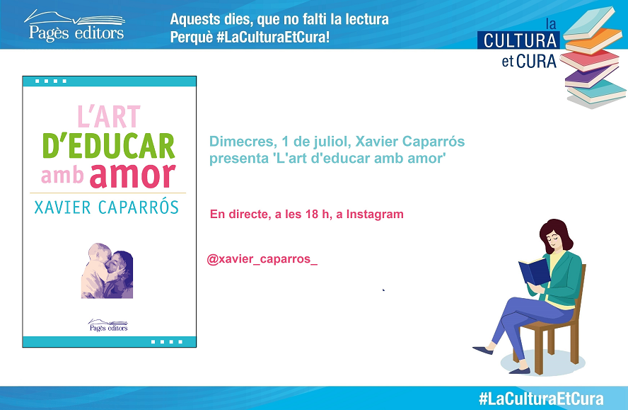 Xavier Caparrós a La CULTURA et CURA – Xerrada en directe a Facebook i Instagram Live